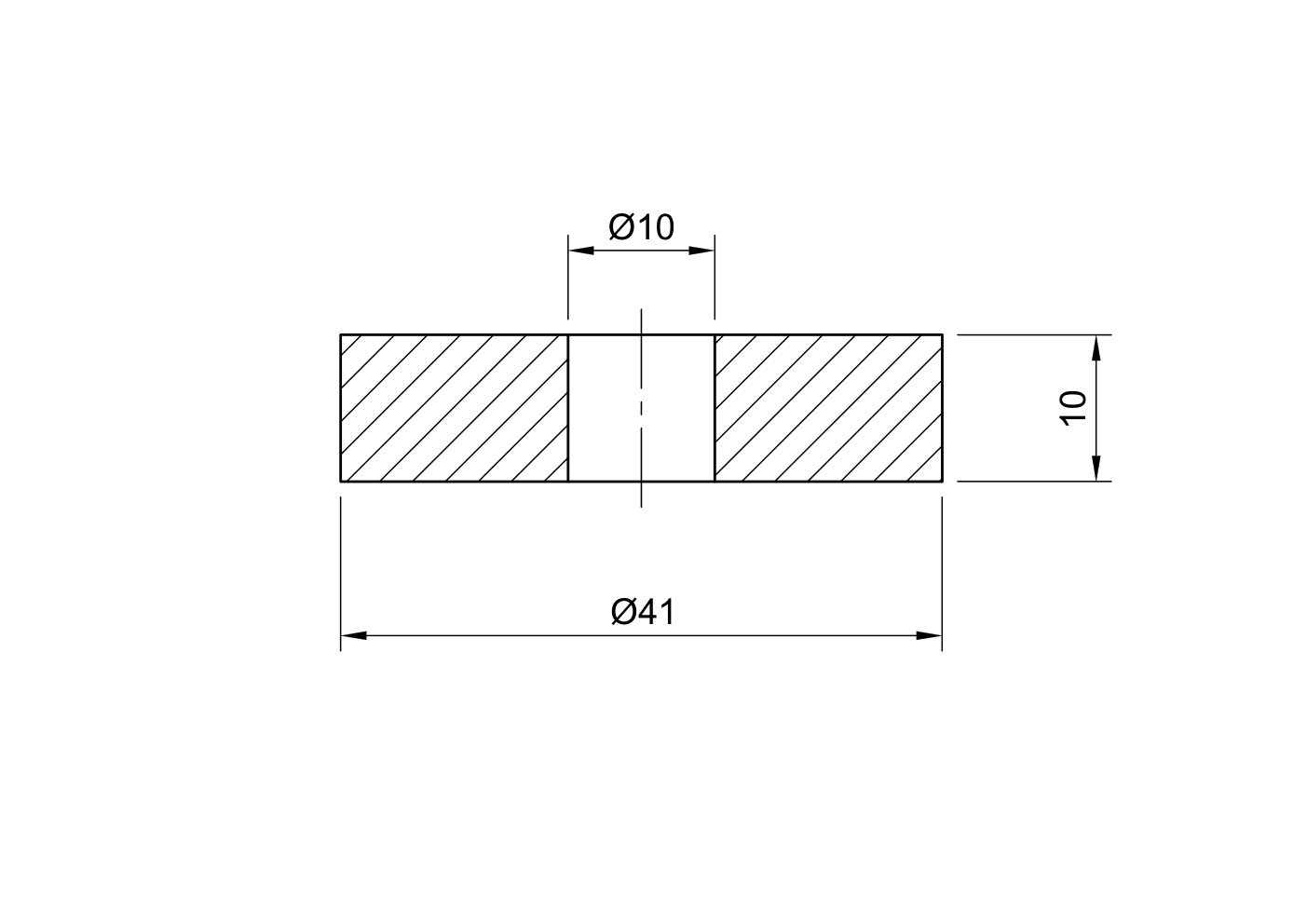 Podkladka 10x41x10