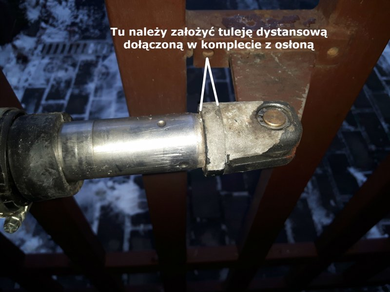 Osłona siłownika bramy FAAC